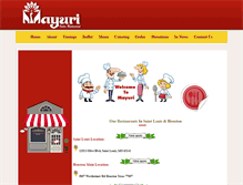 Tablet Screenshot of mayuri.com
